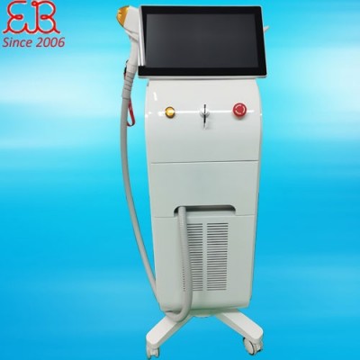 Triple waves 808nm 755nm 1064nm hair removal laser with 2000W handle